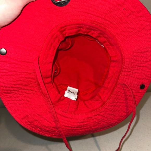 Coca-Cola bucket hat with a bottle opener attachment and an adjustable string - Picture 5 of 9